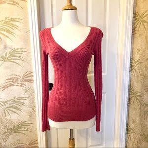 American Eagle knit V-neck sweater - Pink